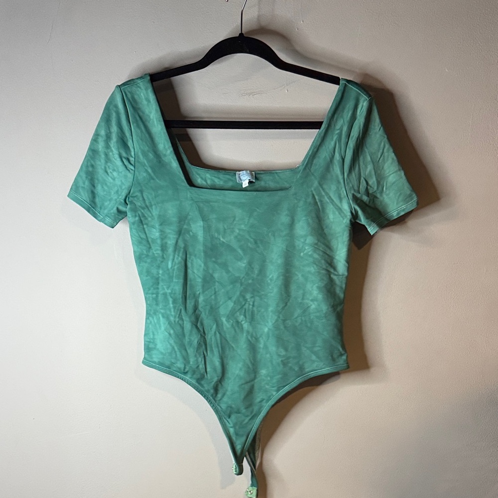 Blue Rain green Bodysuit(dyed after purchase)